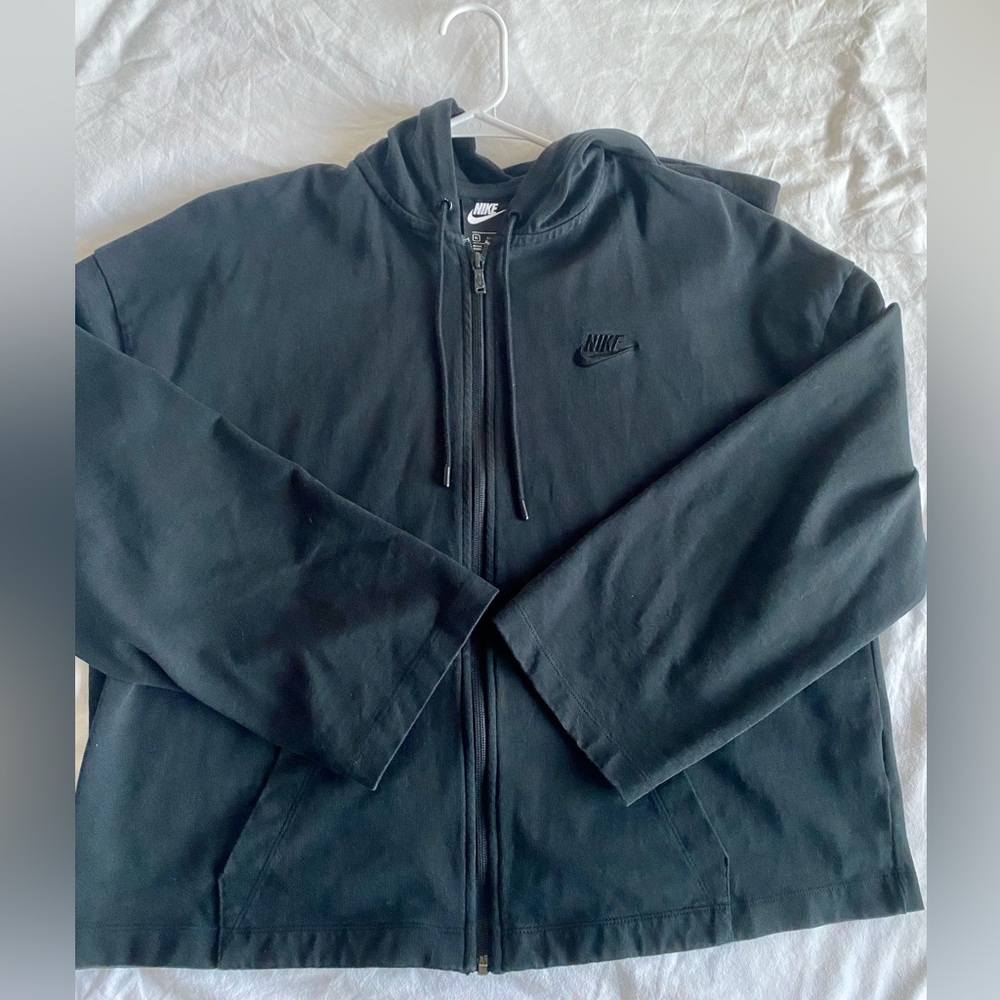 Nike Womens Black Zip Up